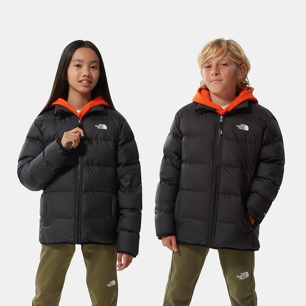 The North Face Jackets Youth Australia - The North Face Reversible Andes Black Hiking (EJR-613259)